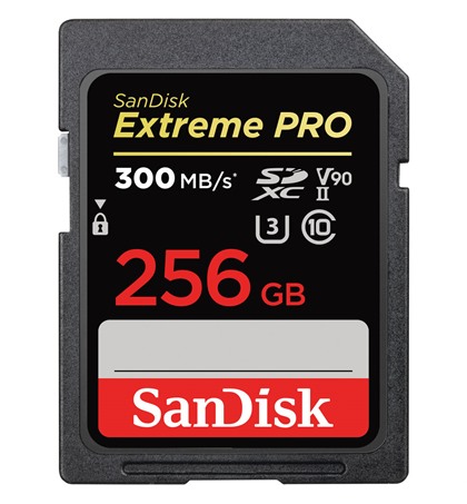 SanDisk SD 256GB 300MB/s Extreme Pro