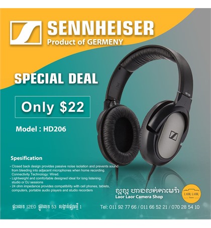 Sennheiser HD206 Headset