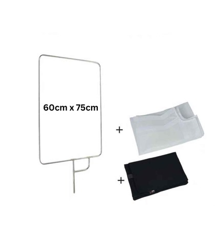 Cutter Scrim Frame with Soft and Black 60x75cm