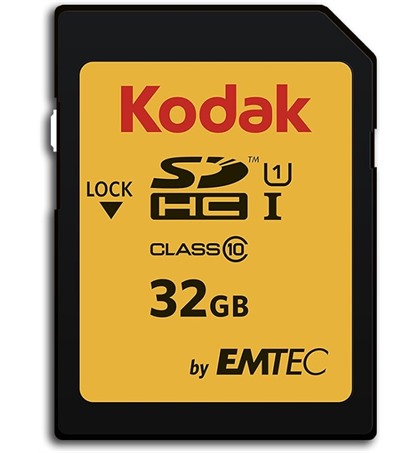Kodak SDHC 32GB UHS-I U3 V30 A1 Memory Card
