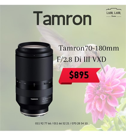 Tamron 70-180mm F2.8 Di III VXD for Sony