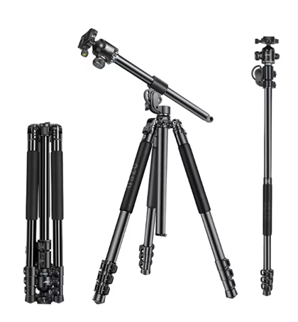 QZSD Q728HL Aluminum Alloy Axis Horizontal Camera Tripod
