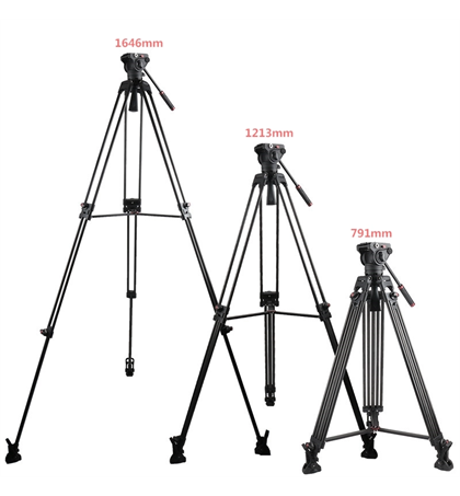 Cayer BV25LH Carbon Video Tripod