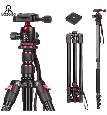 UEGOGO C1 Aluminum Alloy Panorama Camera Tripod