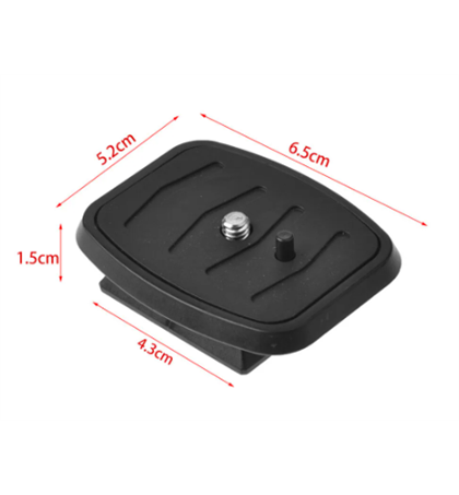 Quick Release QR Plate for YUNTENG Tripod VCT-668 690 590 600 800 888 688