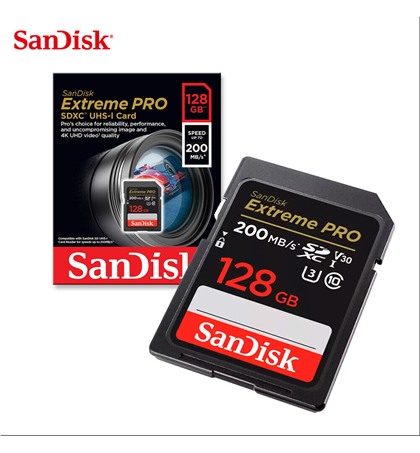 Sandisk SD 128GB 200MB/s Extreme Pro