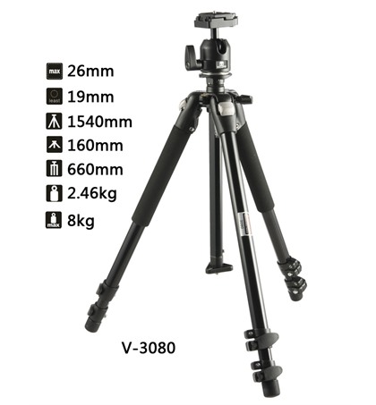 VICTORY 3080 Heavy Duty Tripod with Ballhead
