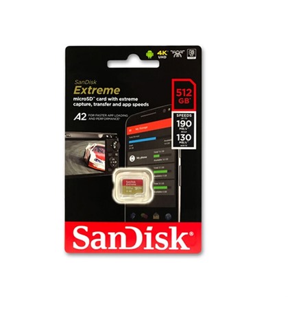 Sandisk Micro SD 256GB 190MB/s Extreme