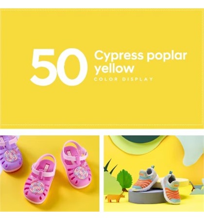 Seamless Paper Backdrop Roll 2.7X10m #50 Aspen / Bright Yellow