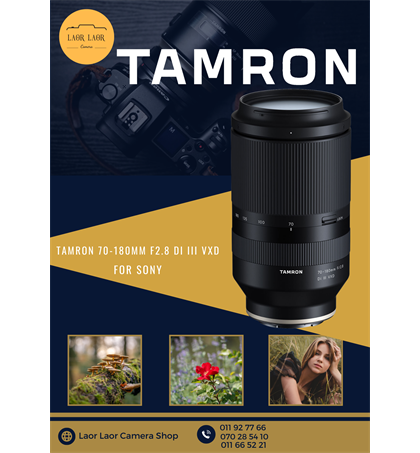 TAMRON 70-180 F2.8 DI III VXD for Sony  