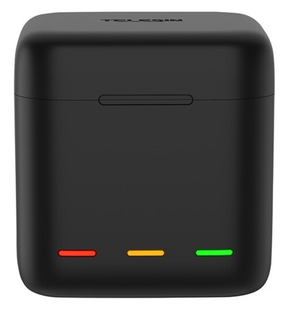 TELESIN 3-Channel Battery Charger & Storage Box for GoPro HERO9/10/11/12 Black