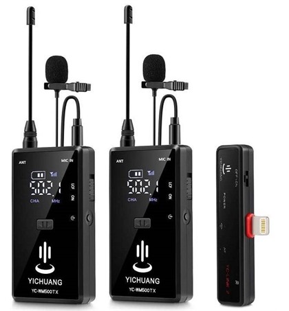 Microphone Wireless YC-WM500A2