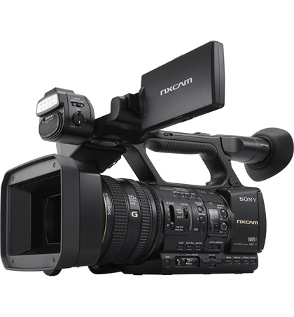 Sony HXR-NX5R NXCAM Professional Camcorder Built-In LED Light 