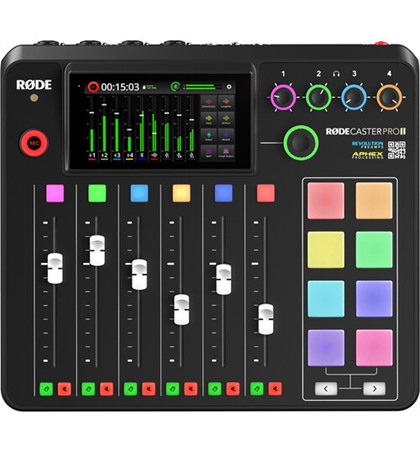 Rode Rodecaster Pro ii​ (Integrated Audio Production Studio)