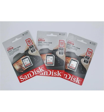 Sandisk SD 32GB 80MB/s - out of stock