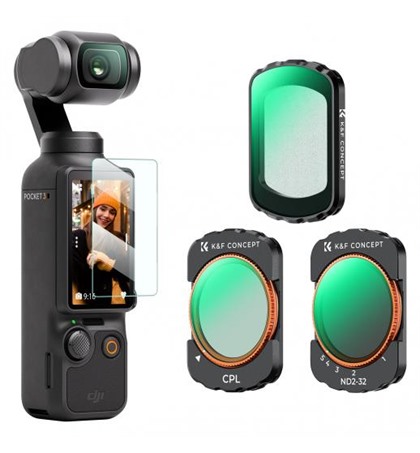 K&F Concept Magnetic Effect & ND & CPL Filter For Dji Pocket 3 (SKU.2148)