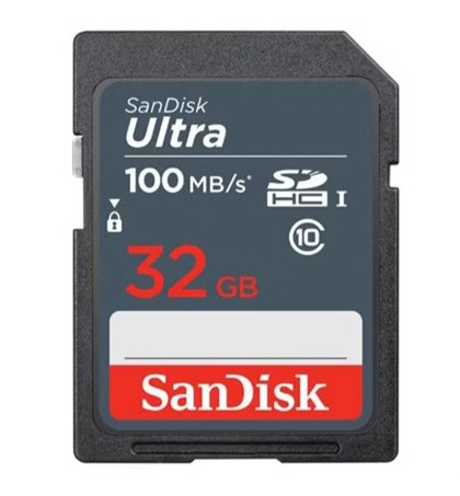 SanDisk 32GB SDHC Ultra 100MB/s