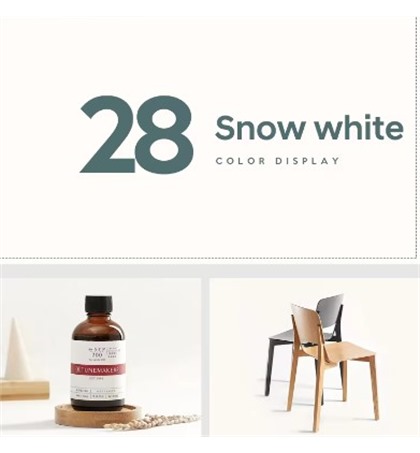 Seamless Paper Backdrop Roll 2.7X10m #28 Snow White