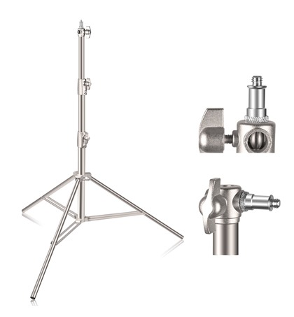 Light Stand 2.8m Stainless Steel