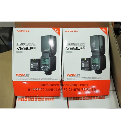Godox Flash V860II for Canon, Nikon, Sony, Fuji
