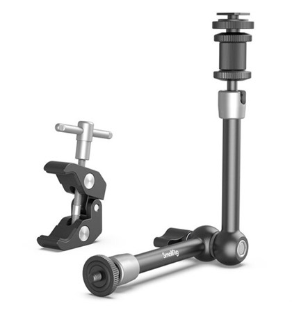 SmallRig Crab-Shaped Clamp & Magic Arm with Cold Shoe (11") (3726)