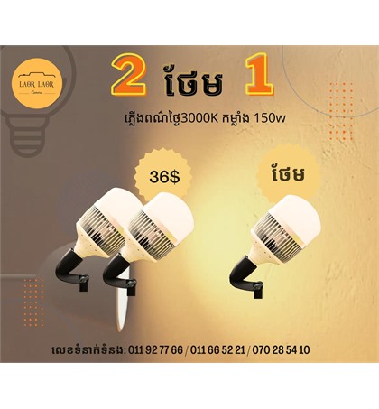 LED 150W (Bulb) 3000K