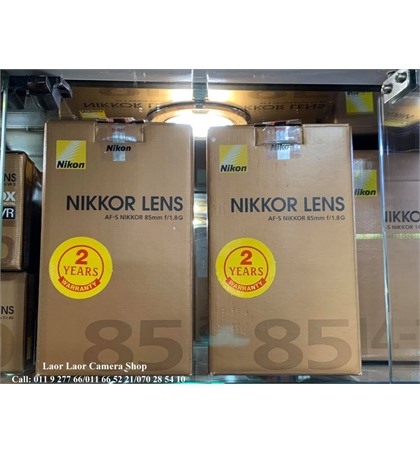 Nikon lens 85mm F1.8 G