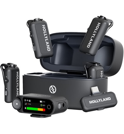 Hollyland LARK MAX 2 Combo 4-Person Wireless Microphone