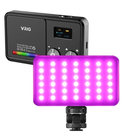 Vrig LED FD140 RGB Video Light