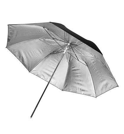 Reflective Silver Umbrella