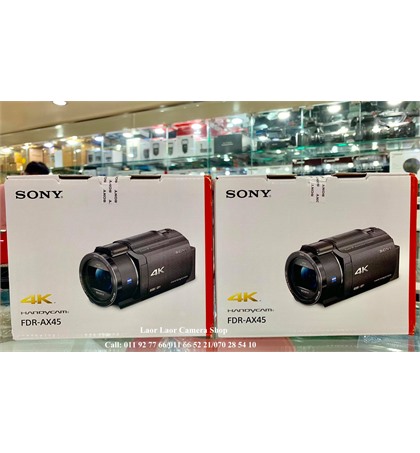 Sony FDR-AX45 4K handycam video