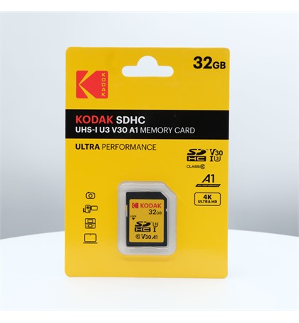 Kodak SDHC 32GB UHS-I U3 V30 A1 Memory Card