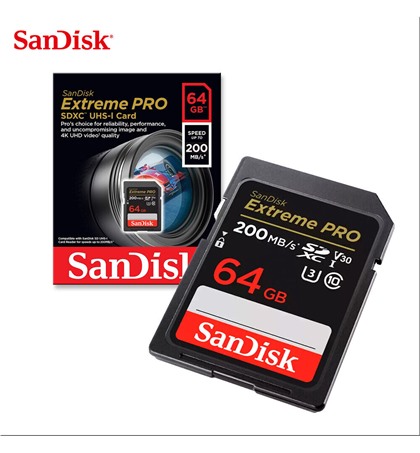 Sandisk SD 64GB 200MB/s Extreme Pro