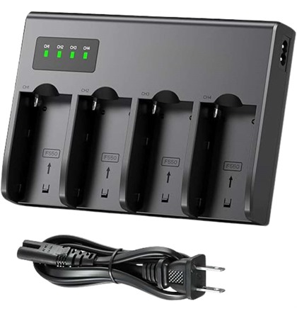 Charger NP-F970 4channel CD-SD403L