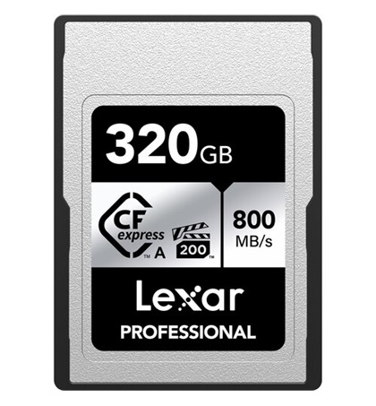 Lexar 320GB Professional CFexpress Type A SILVER