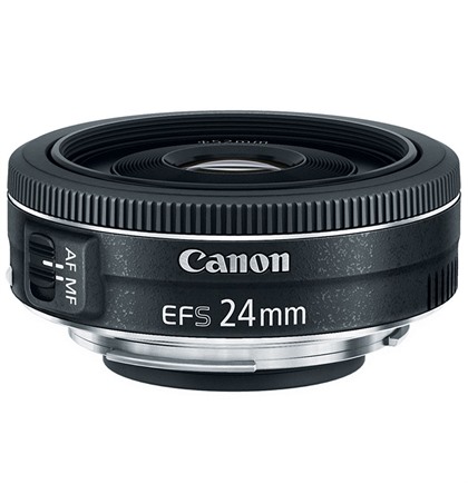 Canon 24mm f/2.8 STM EF-S Lens (New)