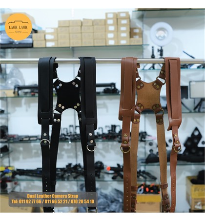 Dual Leather Camera Strap