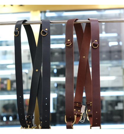 Dual Leather Camera Strap