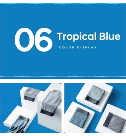Seamless Paper Backdrop Roll 2.7X10m #06 Tropical Blue