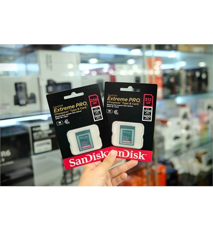 Sandisk CFExpress Type B 256GB & 512GB Has Arrived 