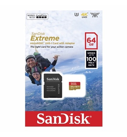 Sandisk Micro SD 64GB 100MB/s