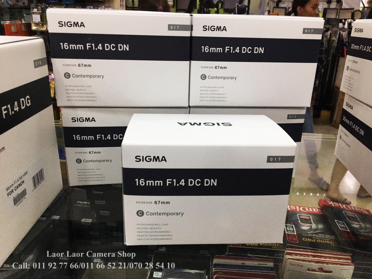 Sigma 16mm F1.4 DC DN for Sony - Laor Laor Camera Shop ល្អល្អ