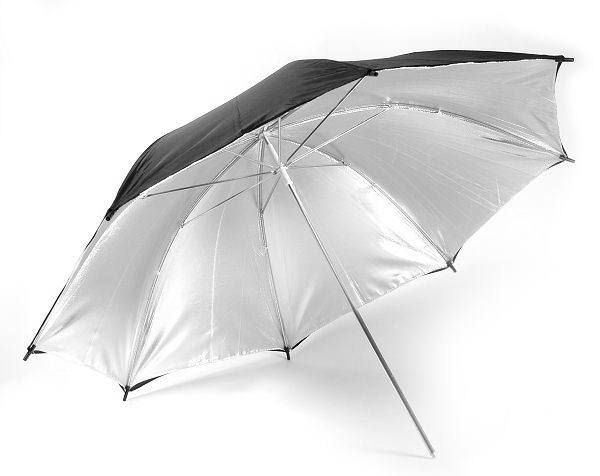 Reflective Silver Umbrella