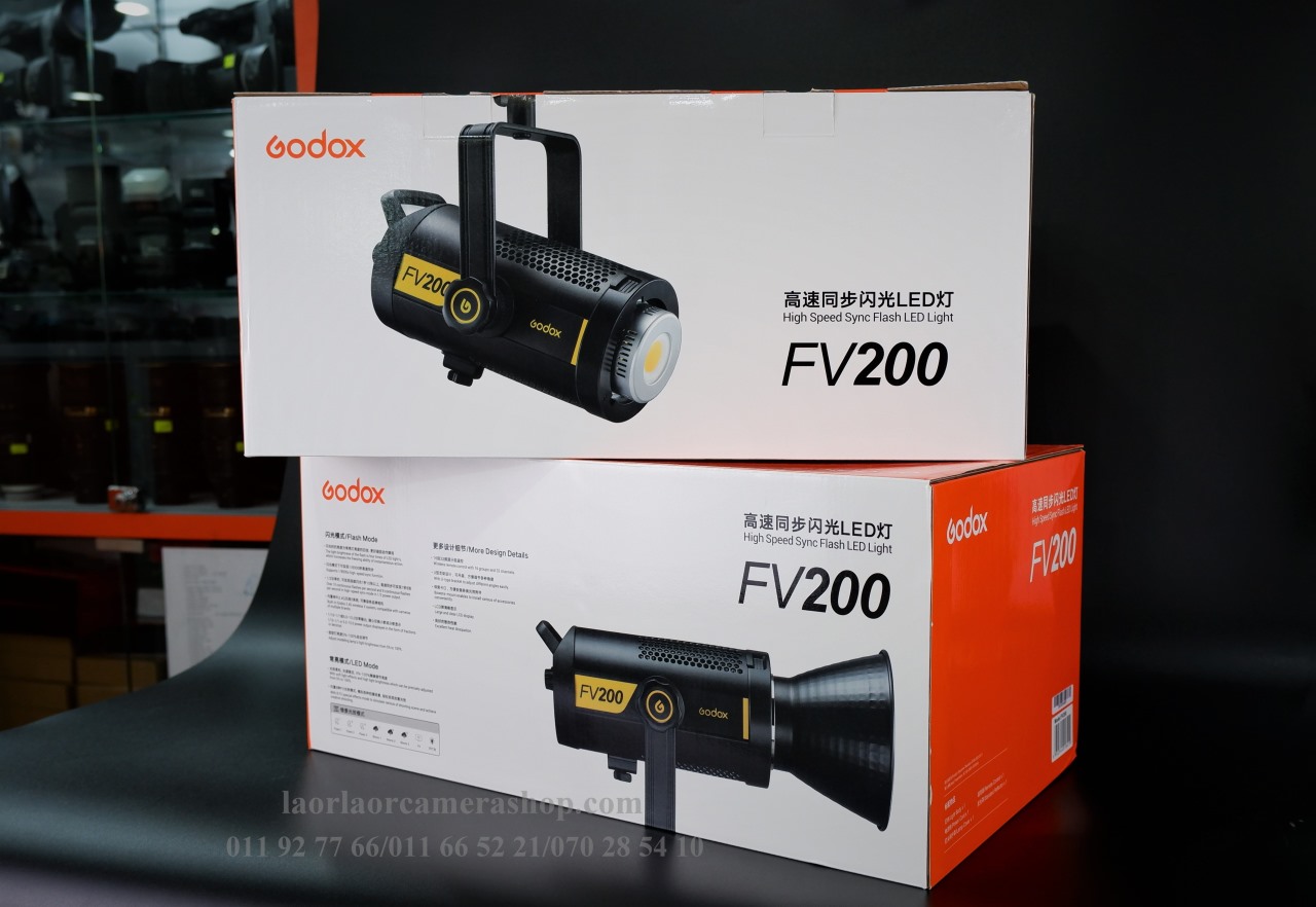 Godox FV200 High Speed Sync Flash/Daylight LED Monolight