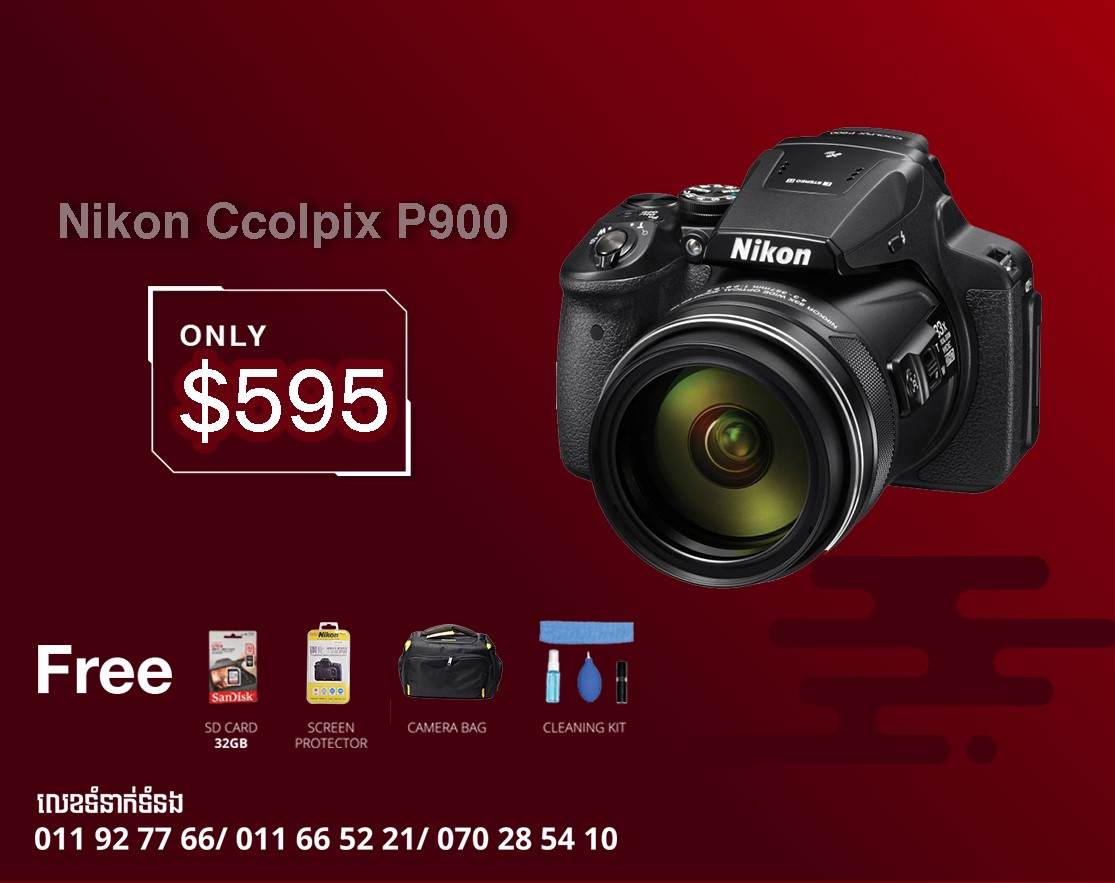 Nikon Coolpix P900 - Laor Laor Camera Shop ល្អល្អ ហាង