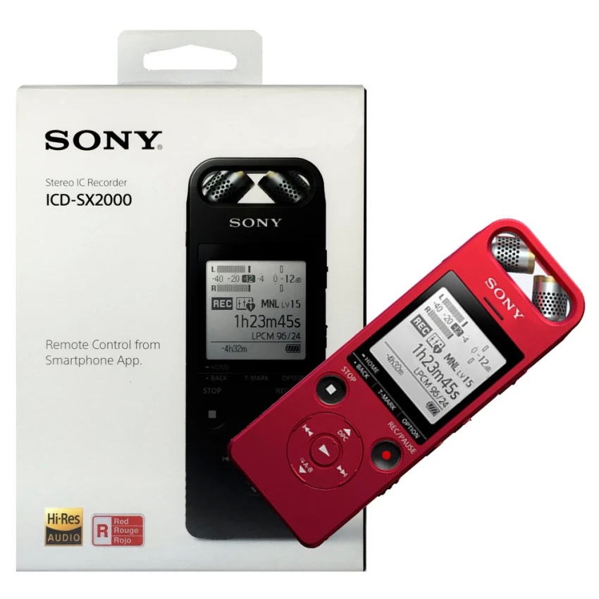 Sony ICD-SX2000 Digital Recorder, sx2000, recorder, - Laor Laor 
