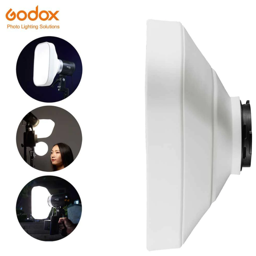 Godox S2 Speedlite Bracket With ML-CS1625 Soft Tent - Universal Flash Mount For Photography