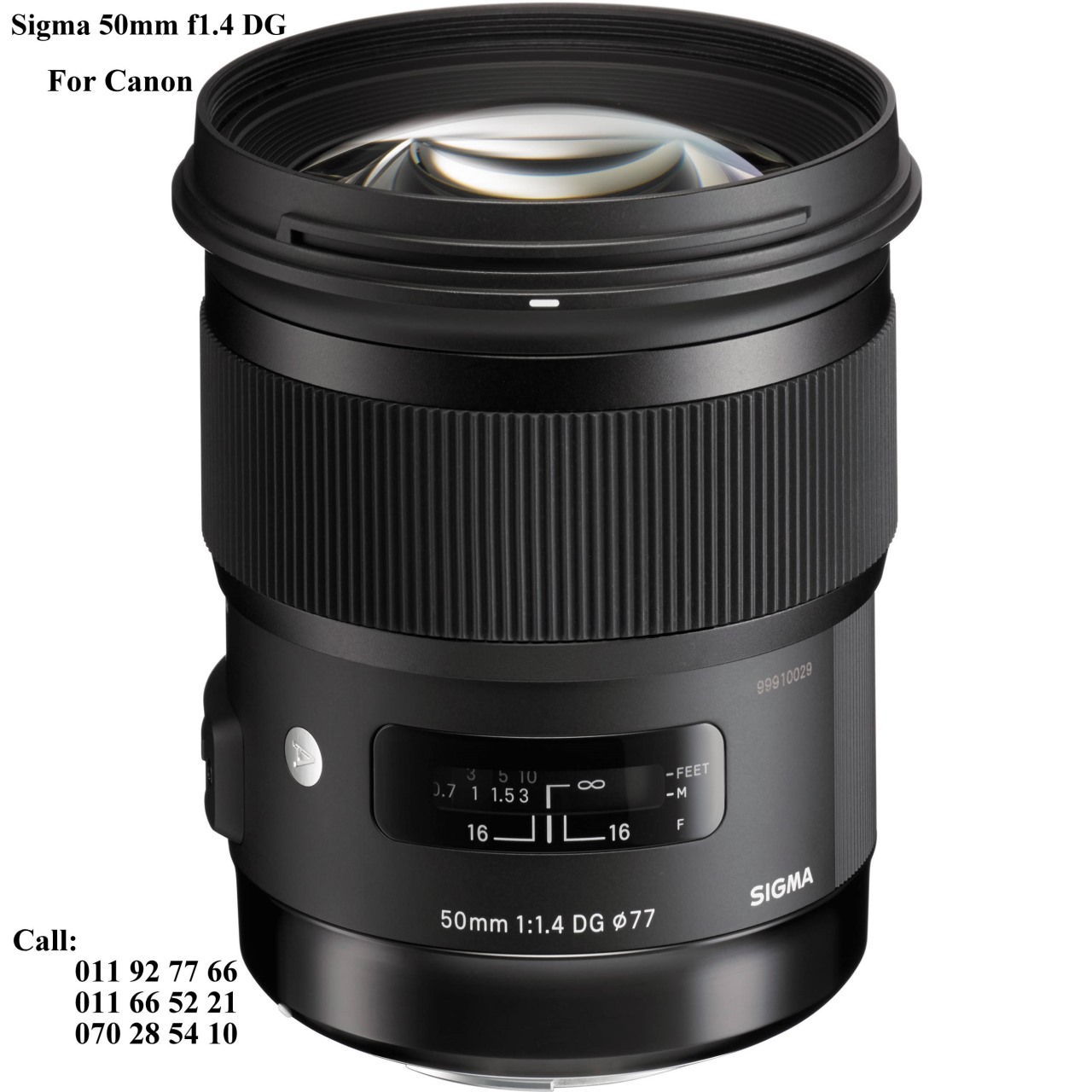 Sigma 50mm f1.4 DG for Canon (New)