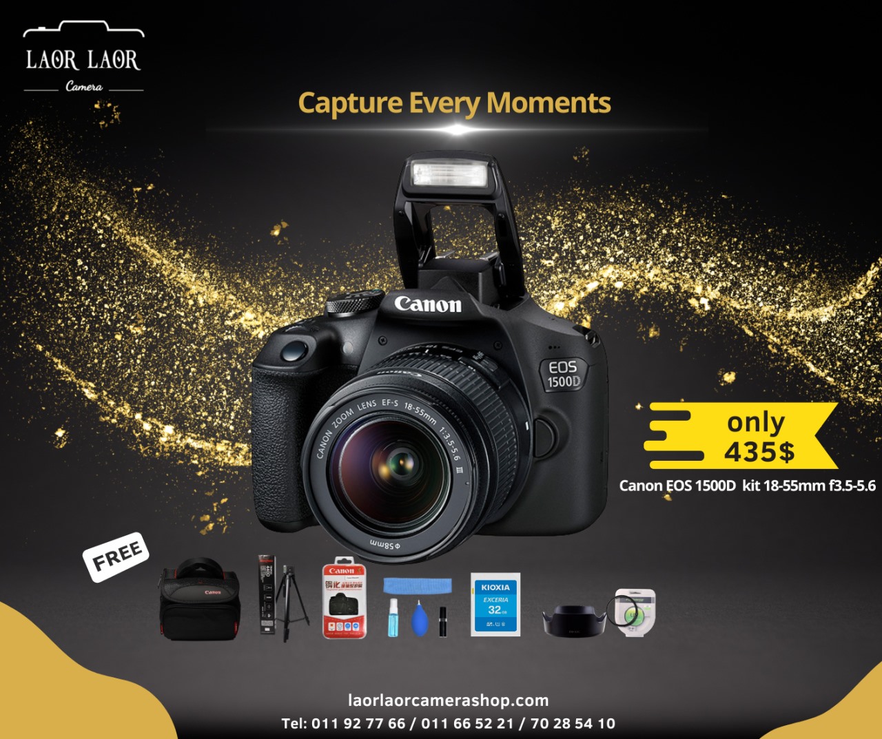 Canon EOS 1500D kit 18-55mm (set)