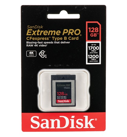 SanDisk CFexpress 128GB Type B 1700MB/s Extreme PRO